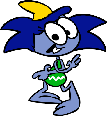What I think Pike should look like, using an older design as a base but with the colors altered and torso modified Modified illustration of Pike, using an older hair-style but with the newer deeper blue color, and a different torso that lacks the breasts